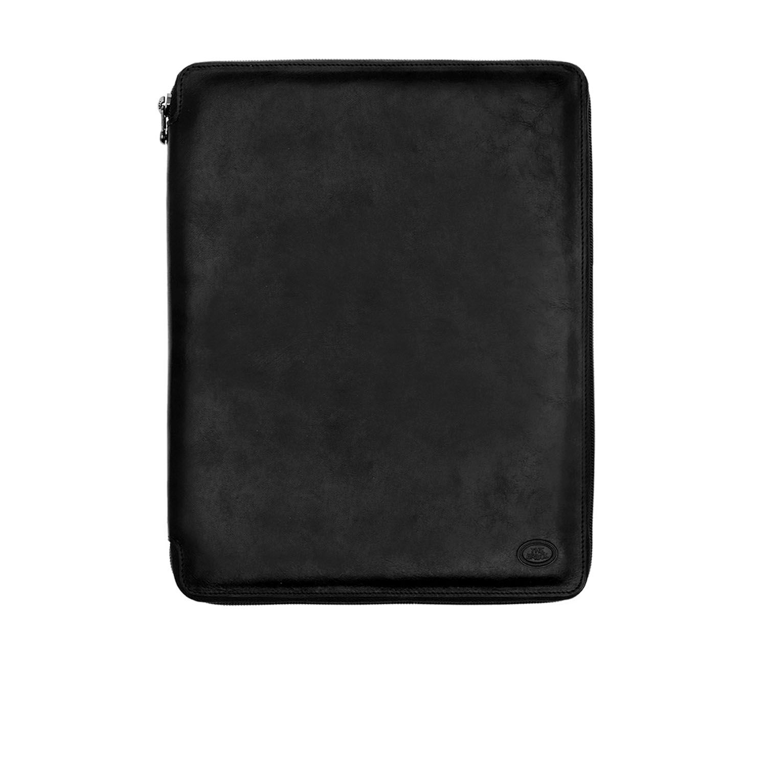The Bridge Story Uomo Blockmappe 32cm - 01904501 Schwarz/Palladium/Ruthenium
