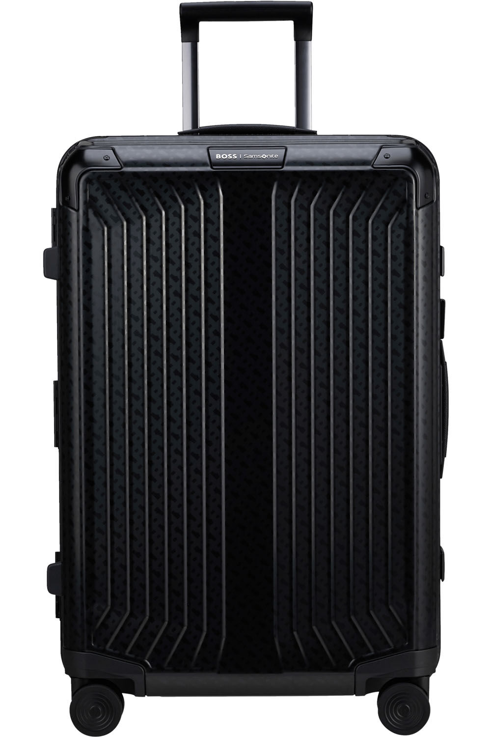 Samsonite BOSS Trolley mit 4 Rollen 69cm Graphite Monogram Samsonite BOSS Trolley mit 4 Rollen 69cm Graphite Monogram