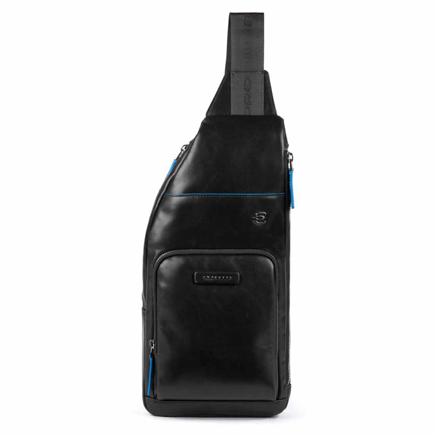 Piquadro Blue Square Revamp Querträgertasche mit iPad®mini-Fach Schwarz