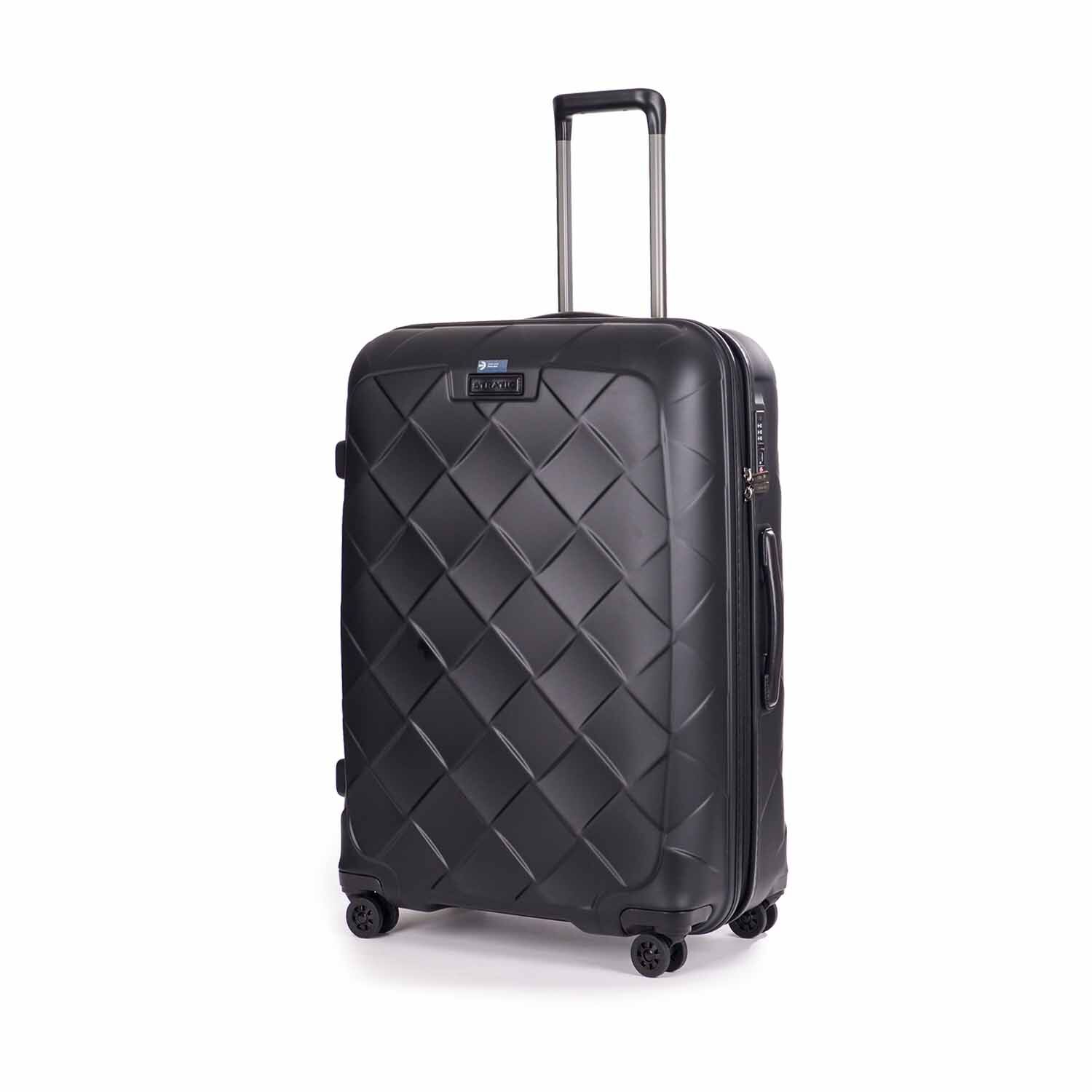 Stratic Leather & More Trolley L 4 Rollen Matt Black Stratic Leather & More Trolley L 4 Rollen Matt Black