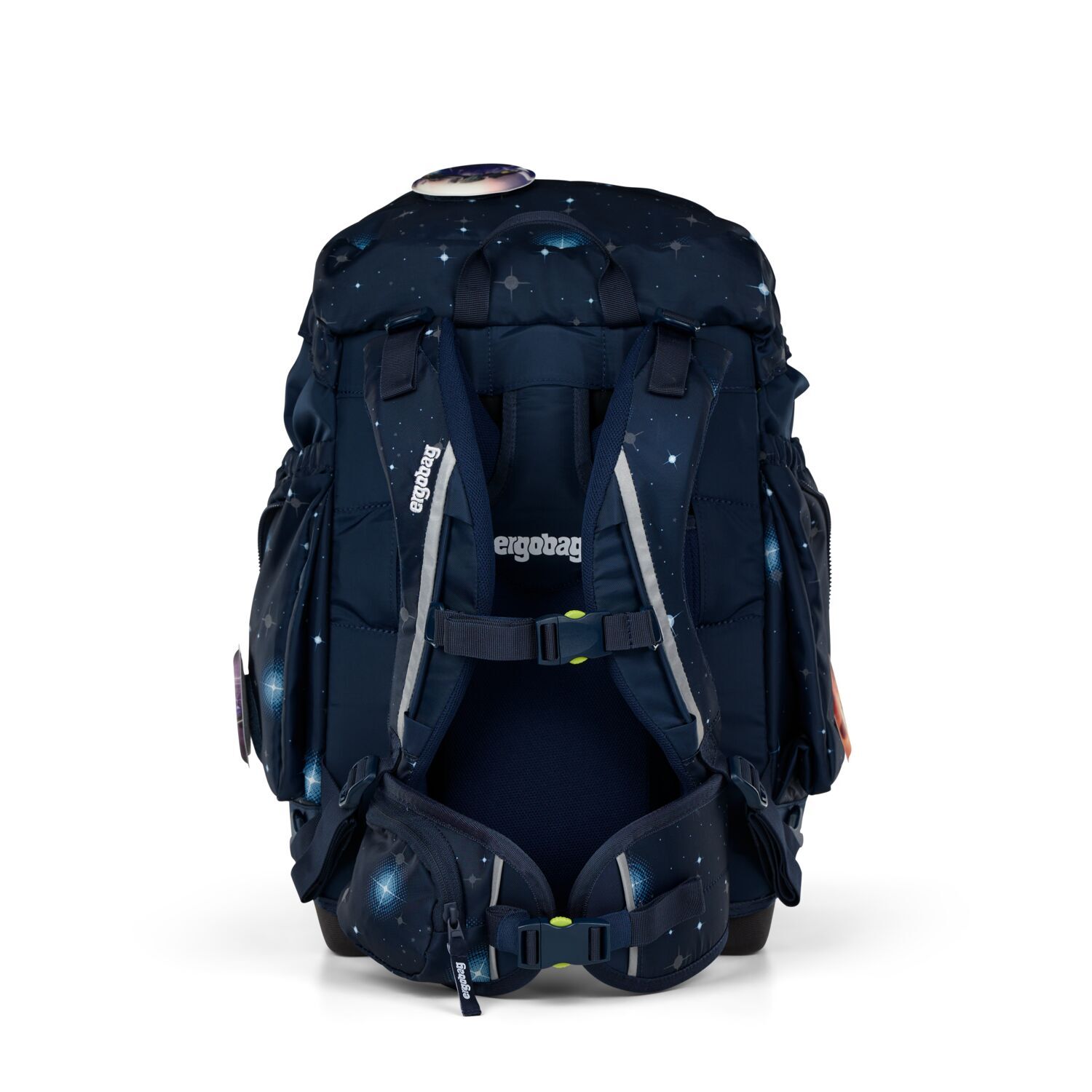 ergobag maxi GALAXY GLOW 6-teiliges Schulrucksack-Set 2025 KoBärnikus