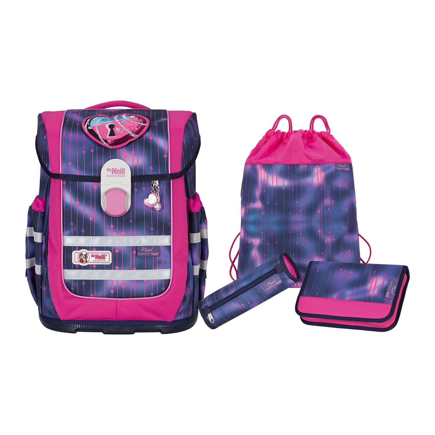 McNeill Ergo Complete Schulranzen-Set, 4-teilig Pearl McNeill Ergo Complete Schulranzen-Set, 4-teilig Pearl