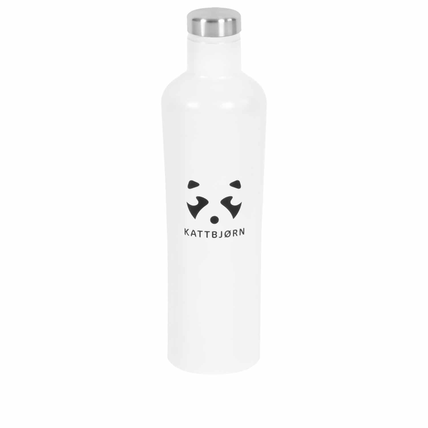 kattbjørn Zubehör Edelstahl-Trinkflasche 500ml weiß