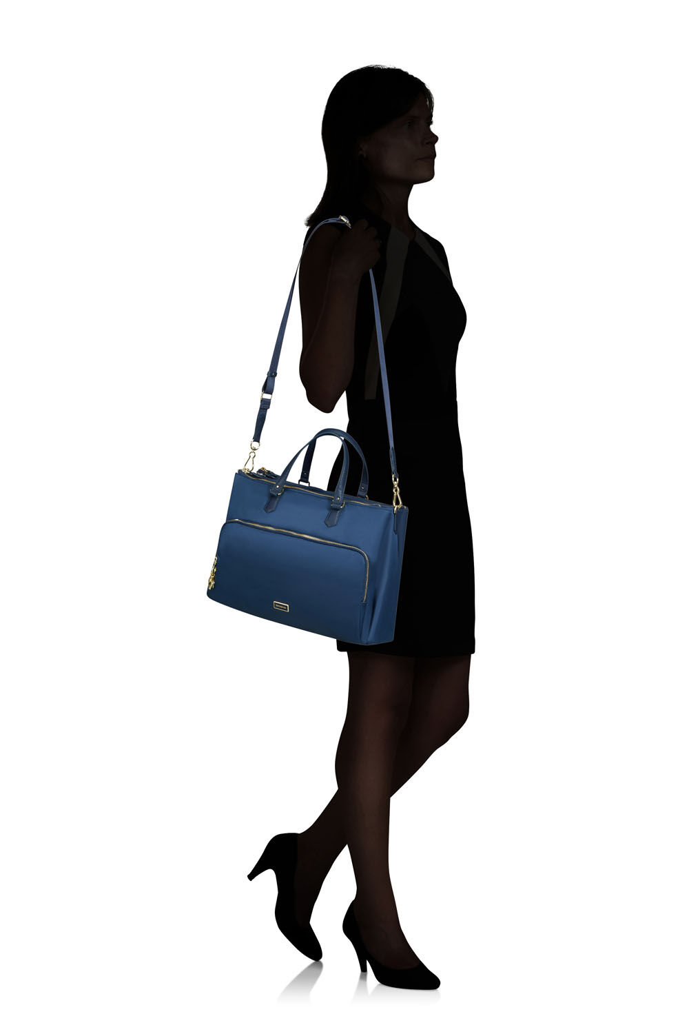 Samsonite Karissa Biz 2.0 Organized-Shopping-Laptop Bag 14,1" Midnight Blue