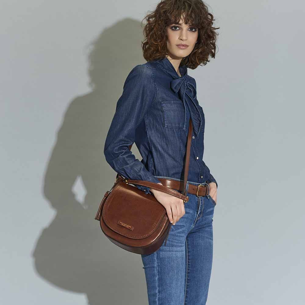 The Bridge Pearldistrict Damentasche Cognac/Gold