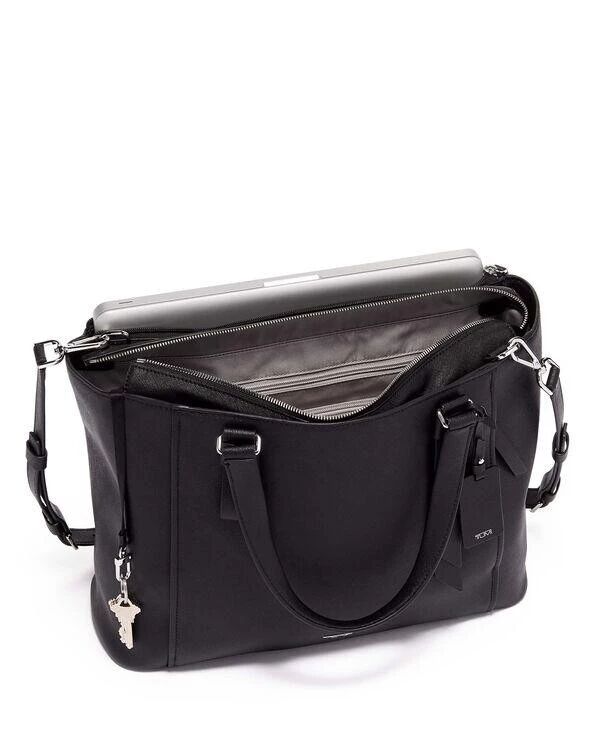 Tumi Varek Park Leder-Tote Black Tumi Varek Park Leder-Tote Black