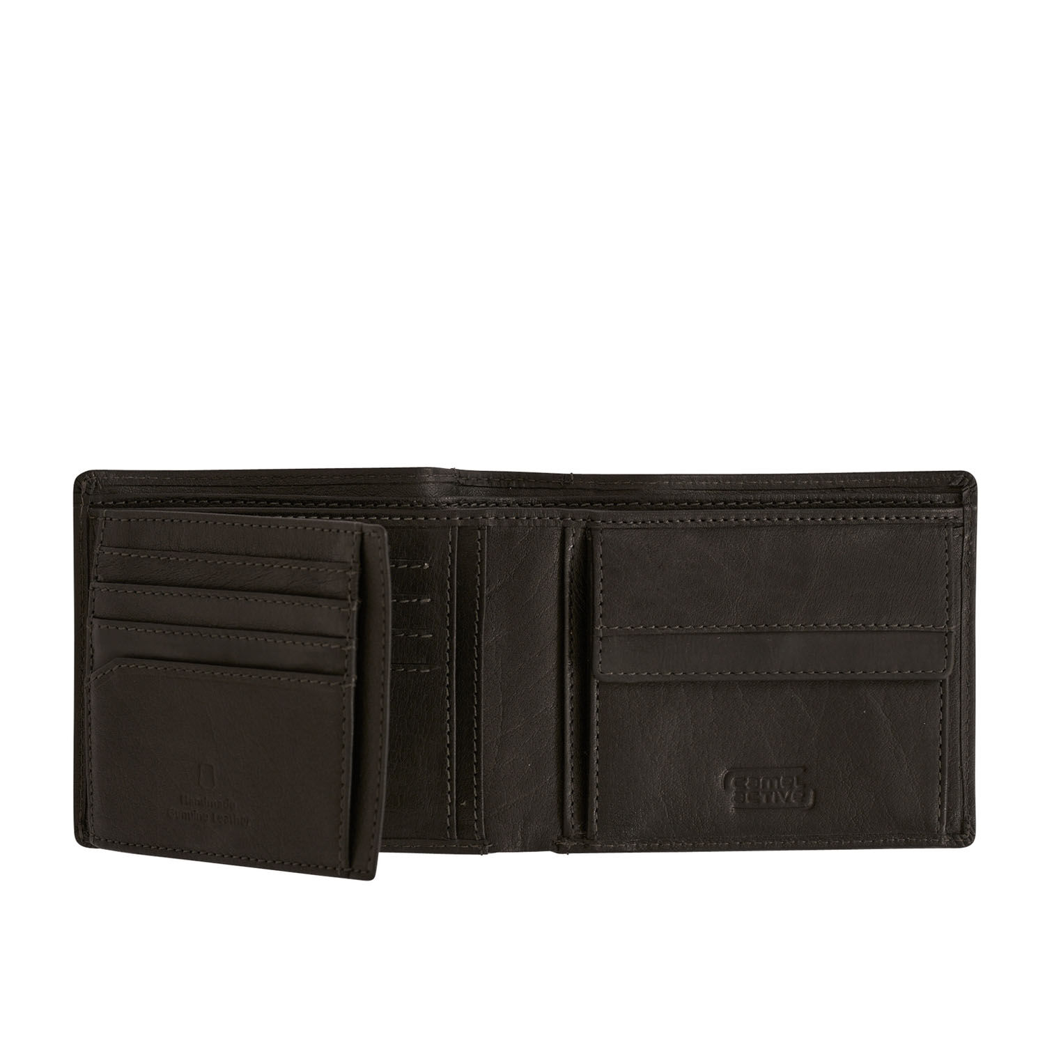 Camel Active Dust Horizontale Brieftasche aus Leder Schwarz