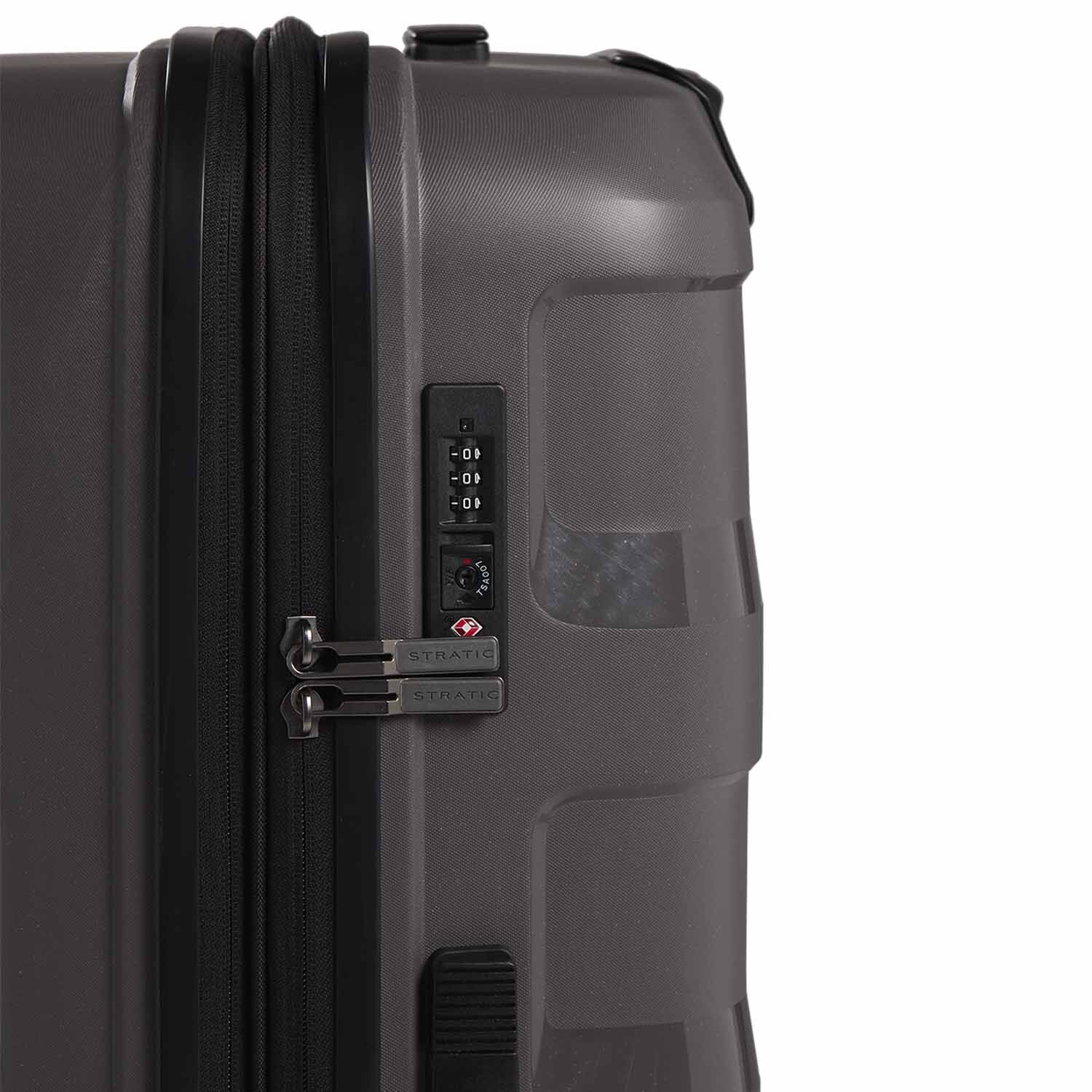 Stratic Straw + Hartschalen-Koffer L, erweiterbar dark grey Stratic Straw + Hartschalen-Koffer L, erweiterbar dark grey