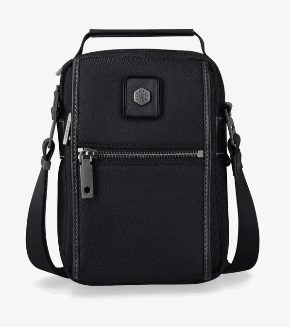 Jekyll & Hide Slim Crossbody Bag aus Nylon Black