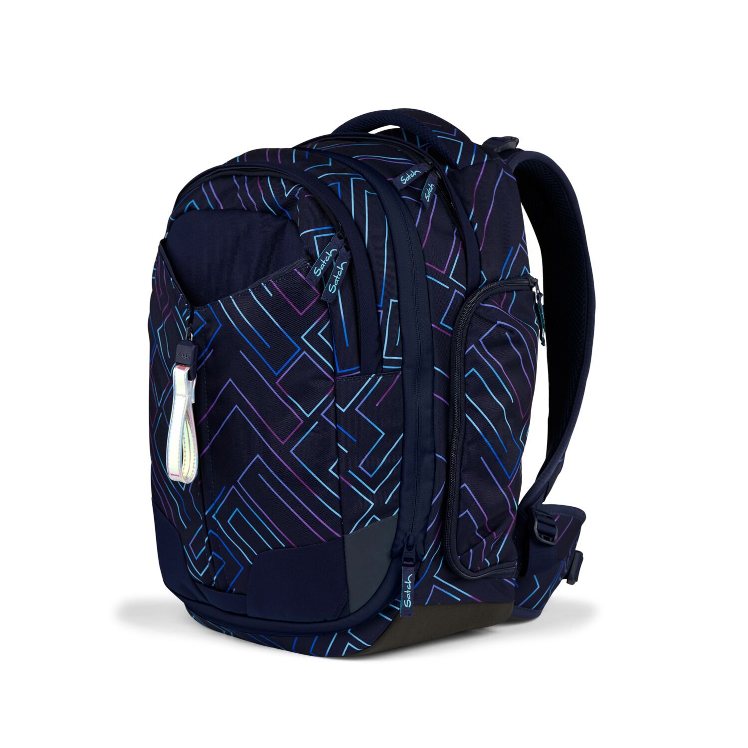 satch match Schulrucksack  Purple Laser