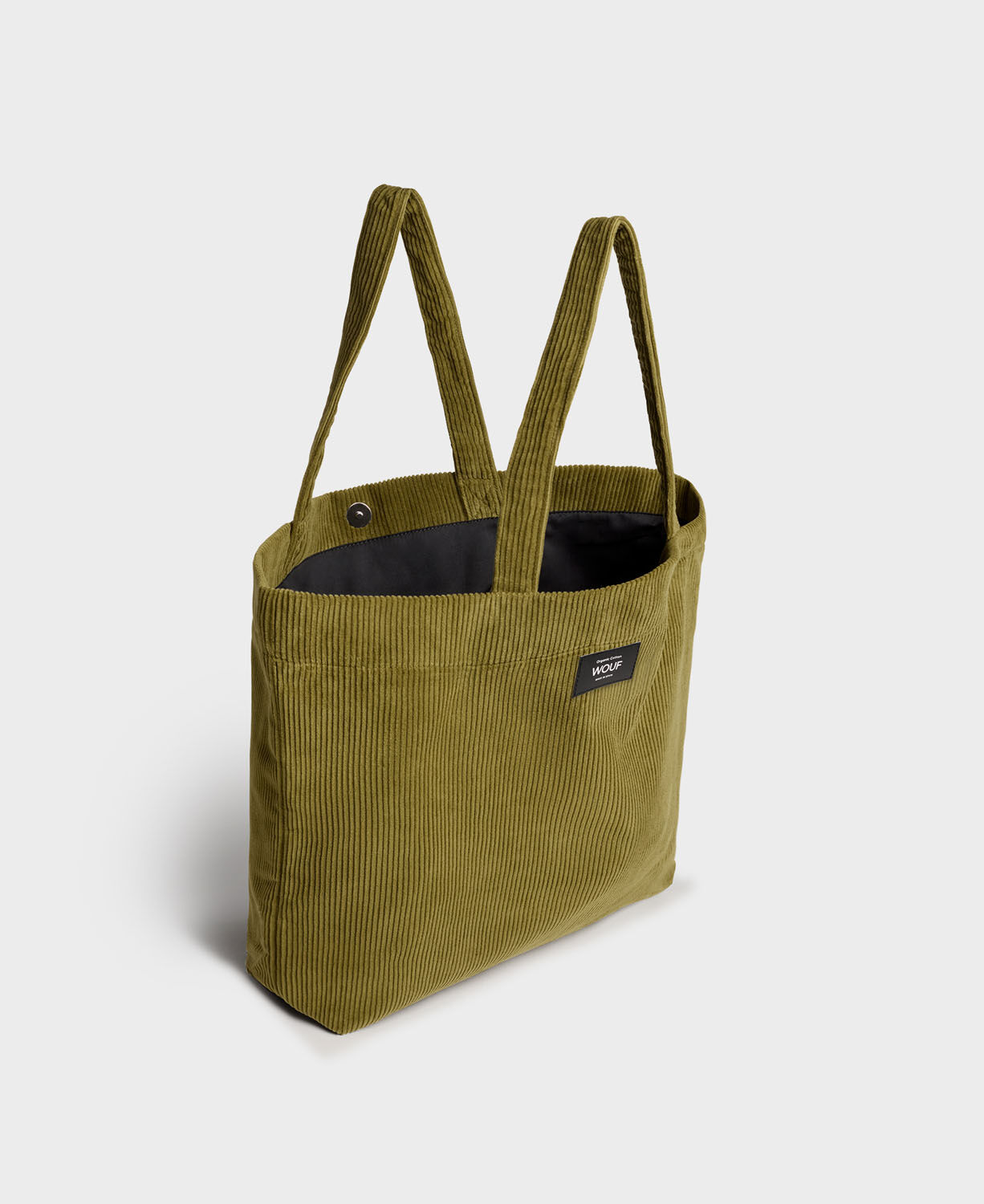 Wouf Corduroy Collection Tote Bag Olive
