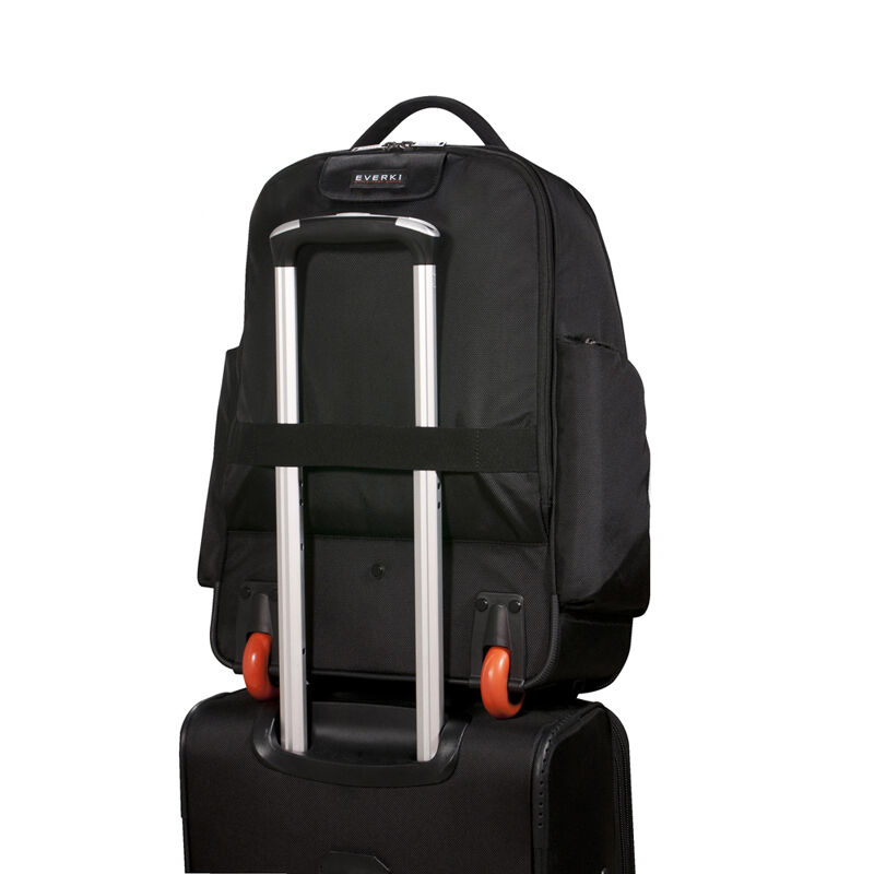 Everki Atlas Laptop-Rucksack auf Rollen mit anpassbarem Laptopfach von 13-Zoll bis 17,3-Zoll Schwarz Everki Atlas Laptop-Rucksack auf Rollen mit anpassbarem Laptopfach von 13-Zoll bis 17,3-Zoll Schwarz