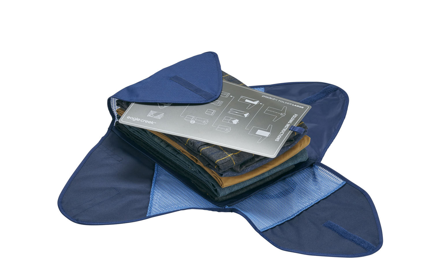 Eagle Creek PACK-IT™ Reveal Garment Folder M Aizome Blue Grey