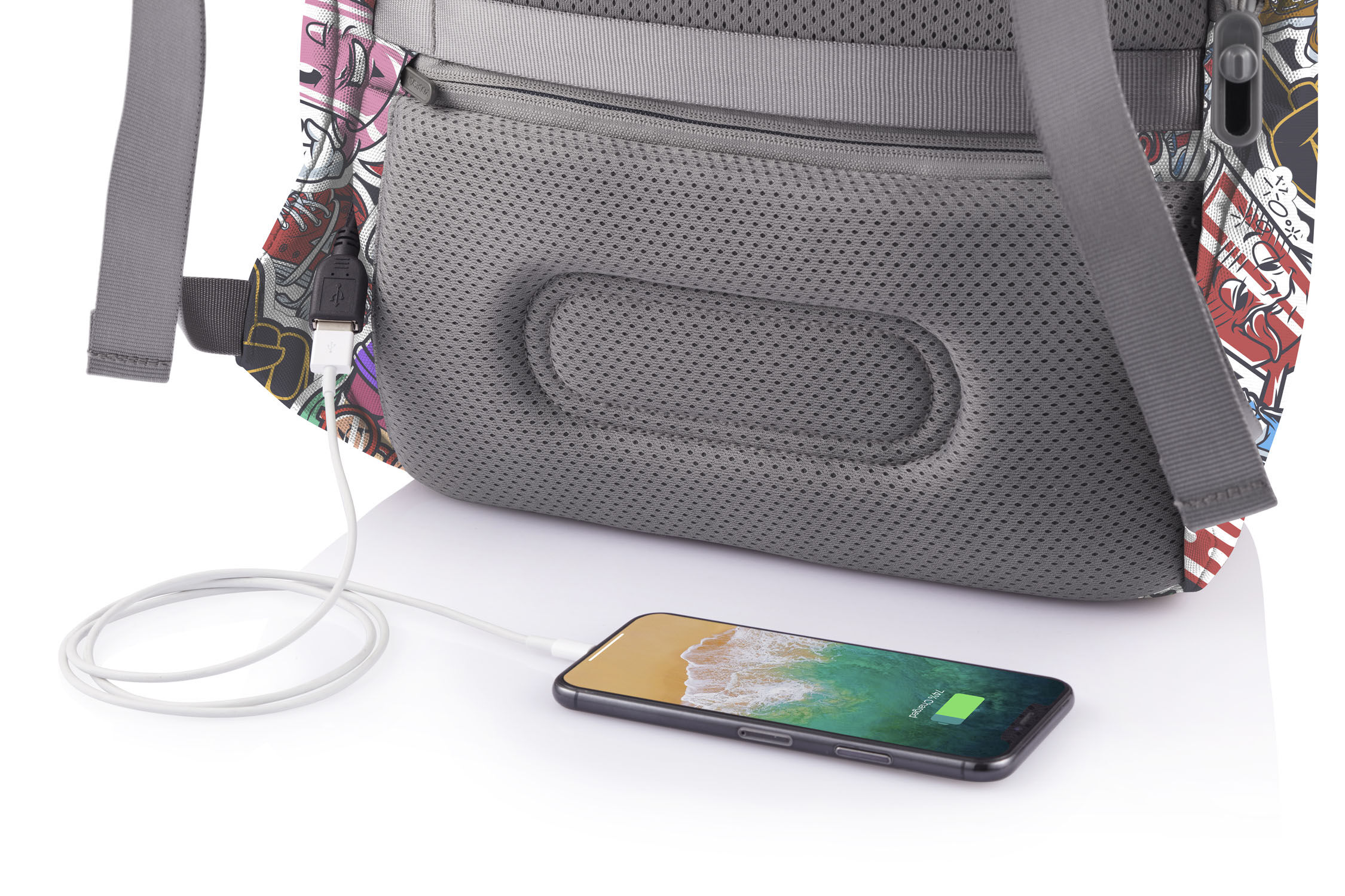 XD Design Bobby Soft Art Anti-Diebstahl Rucksack 15,6" Grafitti