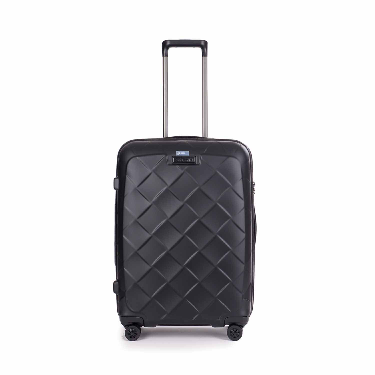 Stratic Leather & More Trolley M, 4 Rollen Matt Black