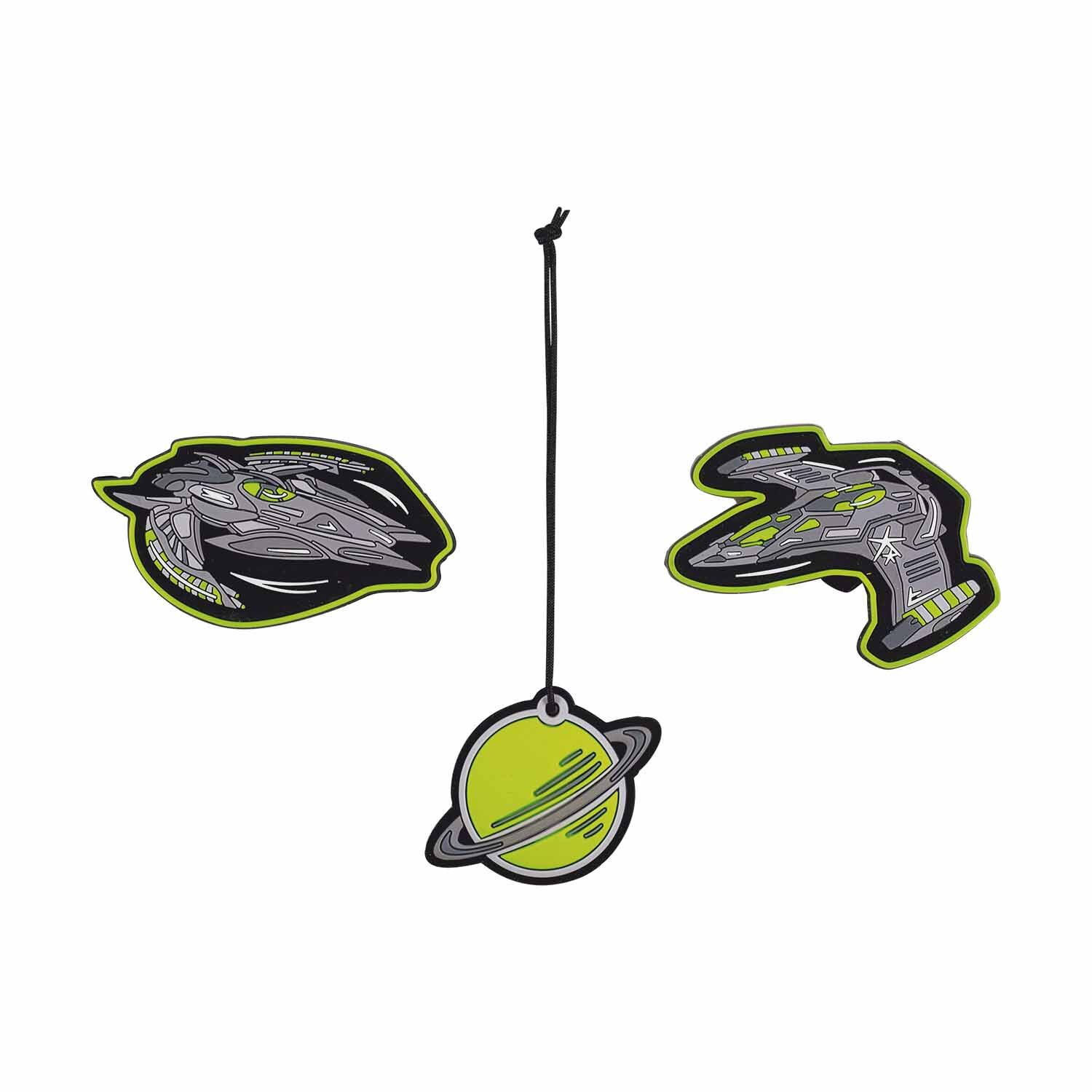 DerDieDas ErgoFlex EASY "Superflash" Schulrucksack-Set 5-teilig mit Sportbeutel Neon Fighter