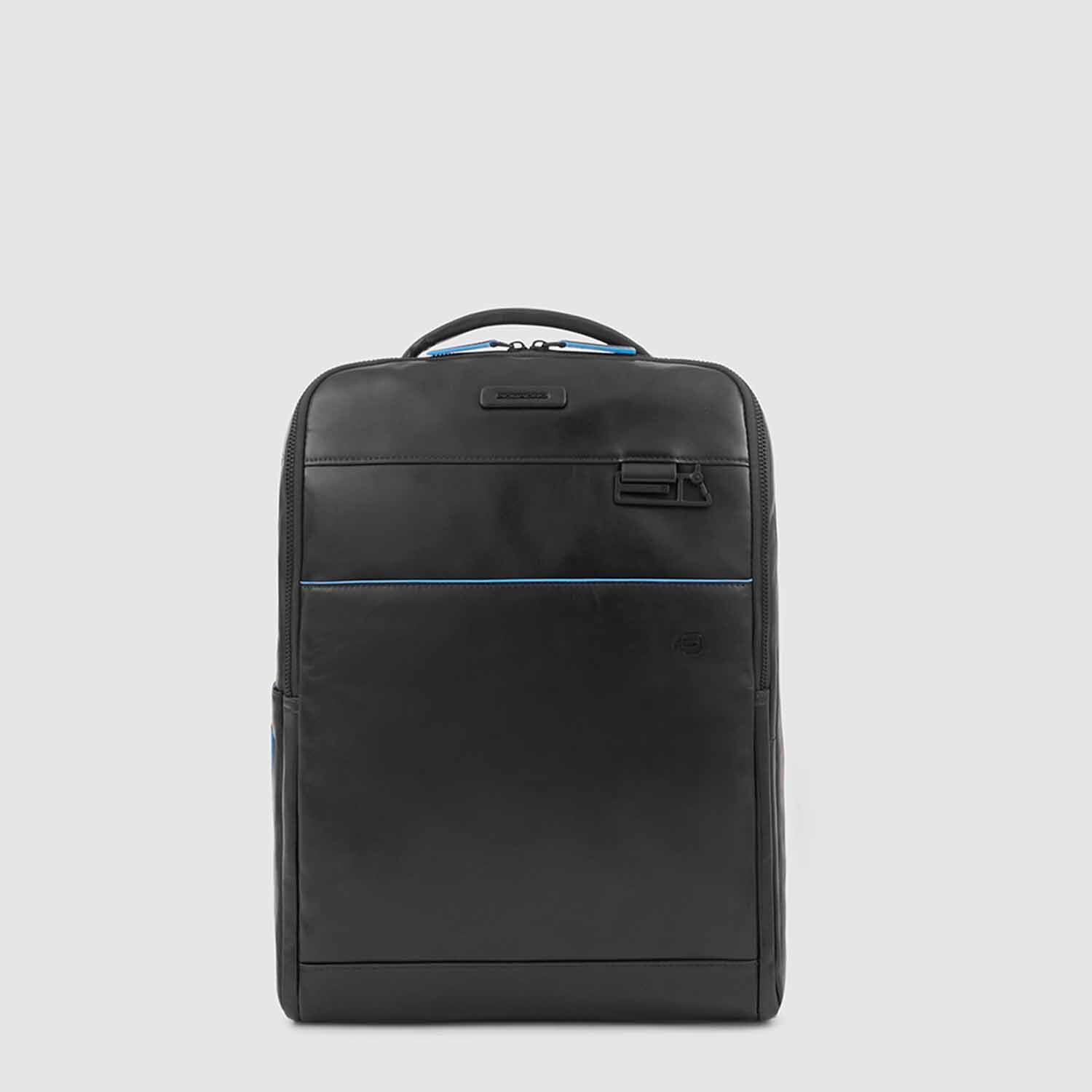 Piquadro Blue Square Revamp Laptop-Rucksack 15,6" mit iPad®-Fach Schwarz