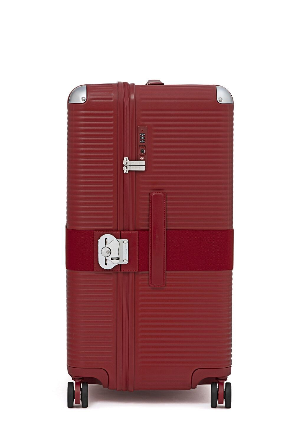 FPM Bank Zip Trunk on Wheels L Cherry Red