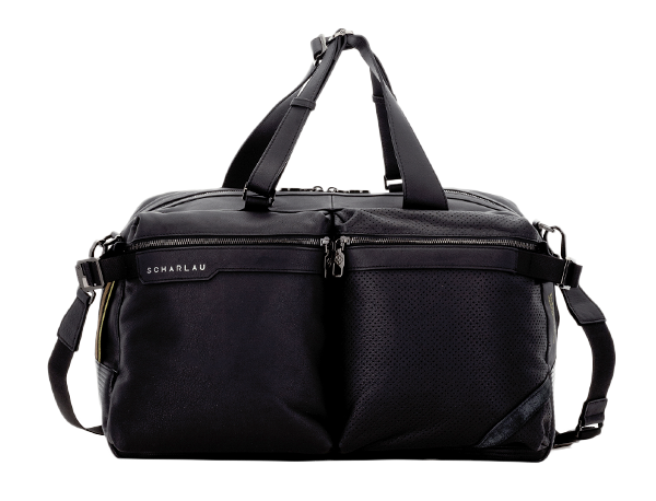 SCHARLAU Slackline MERAYO Leder-Reisetasche Black SCHARLAU Slackline MERAYO Leder-Reisetasche Black