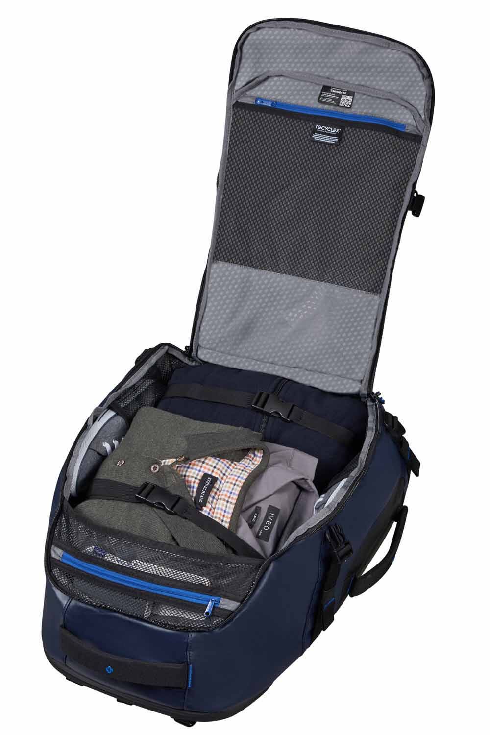 Samsonite Ecodiver Reise-Rucksack M 55L mit 17.3" Laptopfach + GRATIS HOTELGUTSCHEIN Blue Nights