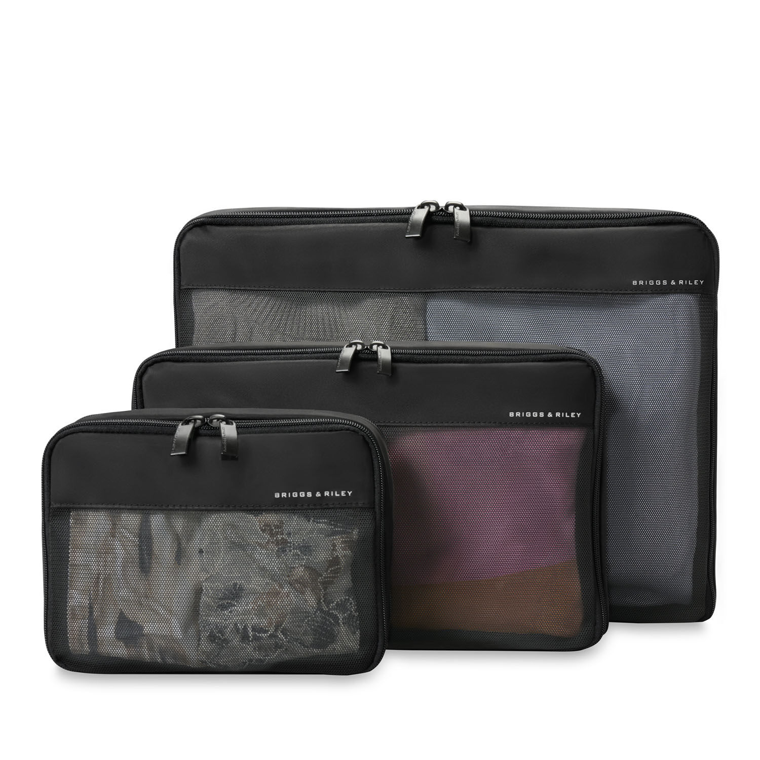Briggs & Riley Travel Essentials Check In Packing Cube 3-teilige Set Black Briggs & Riley Travel Essentials Check In Packing Cube 3-teilige Set Black