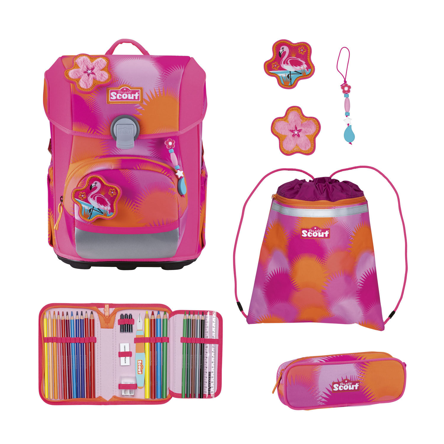 Scout Neo Schulranzen-Set 4-teilig Florida Sunset