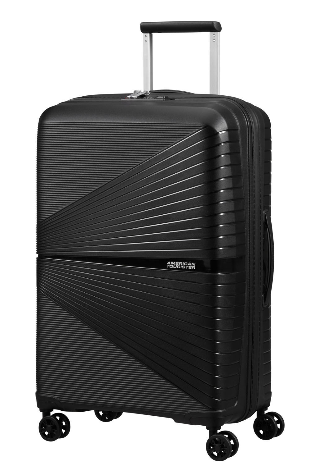American Tourister Airconic Trolley 67cm mit 4 Rollen + GRATIS HOTELGUTSCHEIN Onyx Black