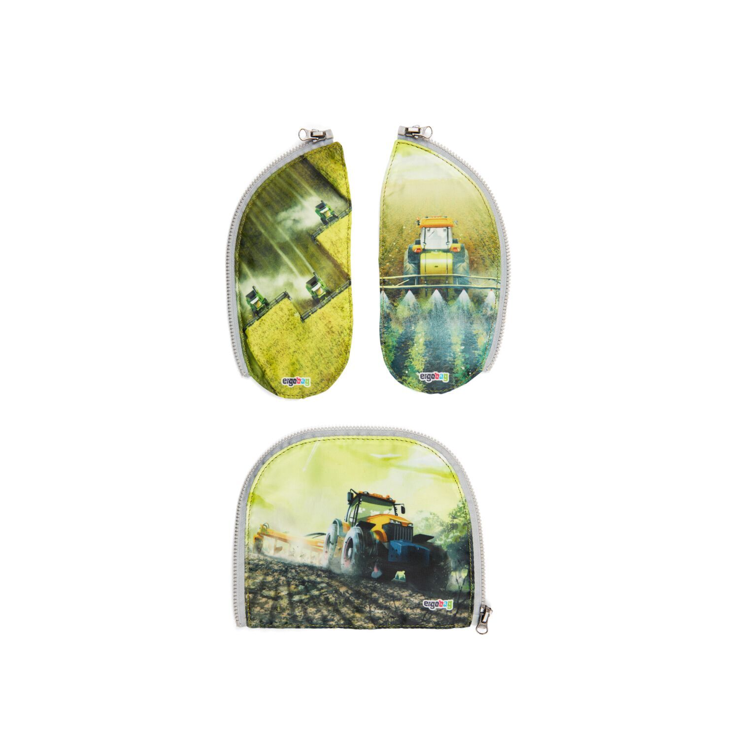 ergobag Schulzubehör Zippies-Set, 3-teilig Landmaschinen