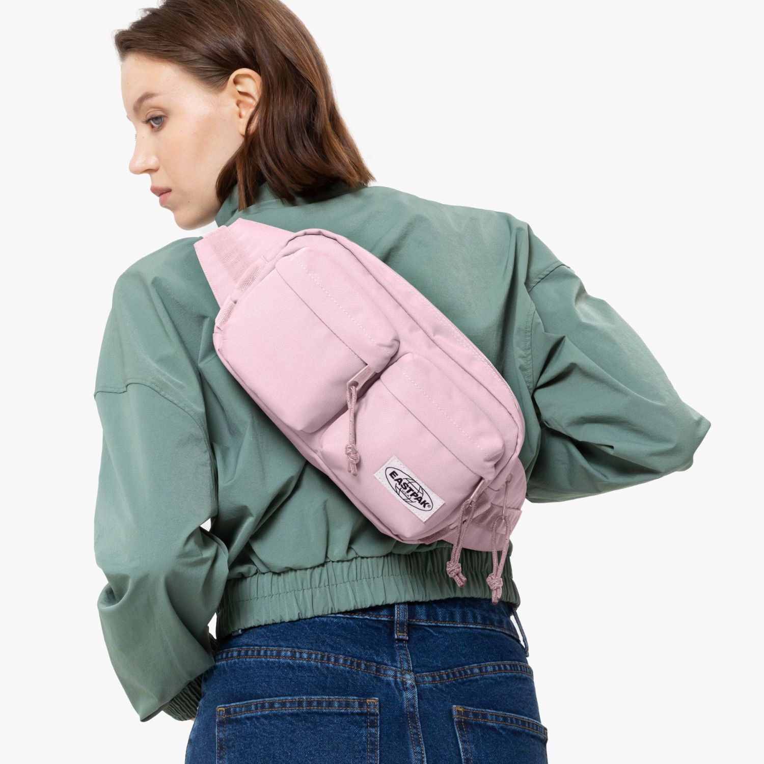 Eastpak Bumbag Double Bauchtasche / Querträgertasche Pale Pink Eastpak Bumbag Double Bauchtasche / Querträgertasche Pale Pink