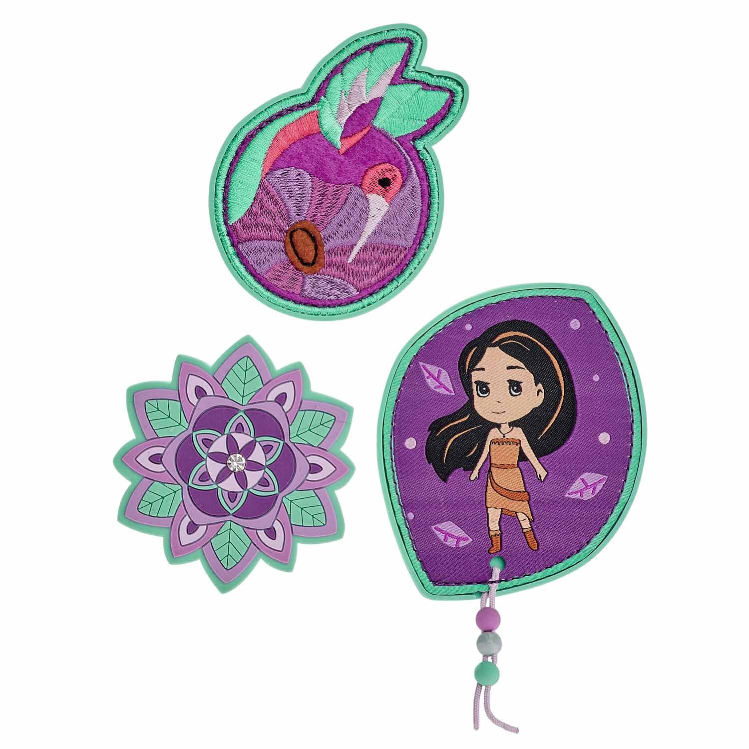 DerDieDas ErgoFlex MAX Schulrucksack-Set 5-teilig mit Sportbeutel Purple Dots