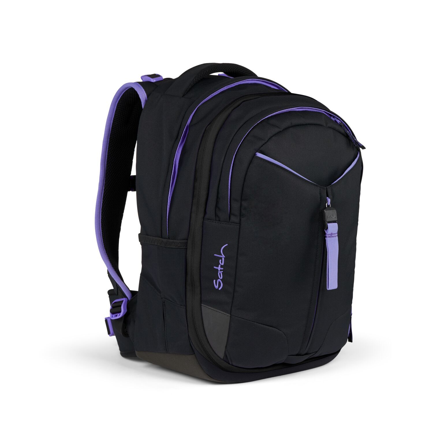 satch match Schulrucksack Purple Phantom