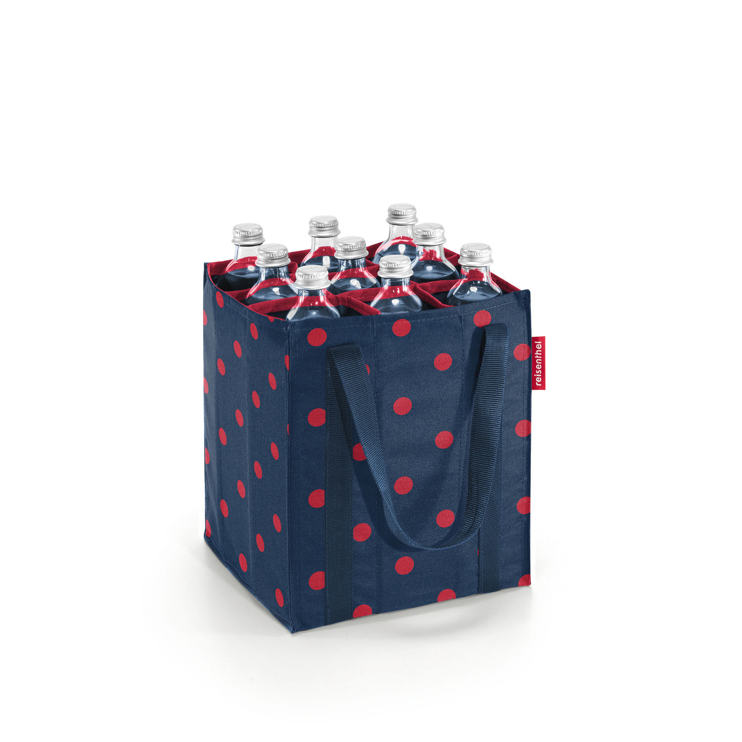 Reisenthel Shopping bottlebag mixed dots red