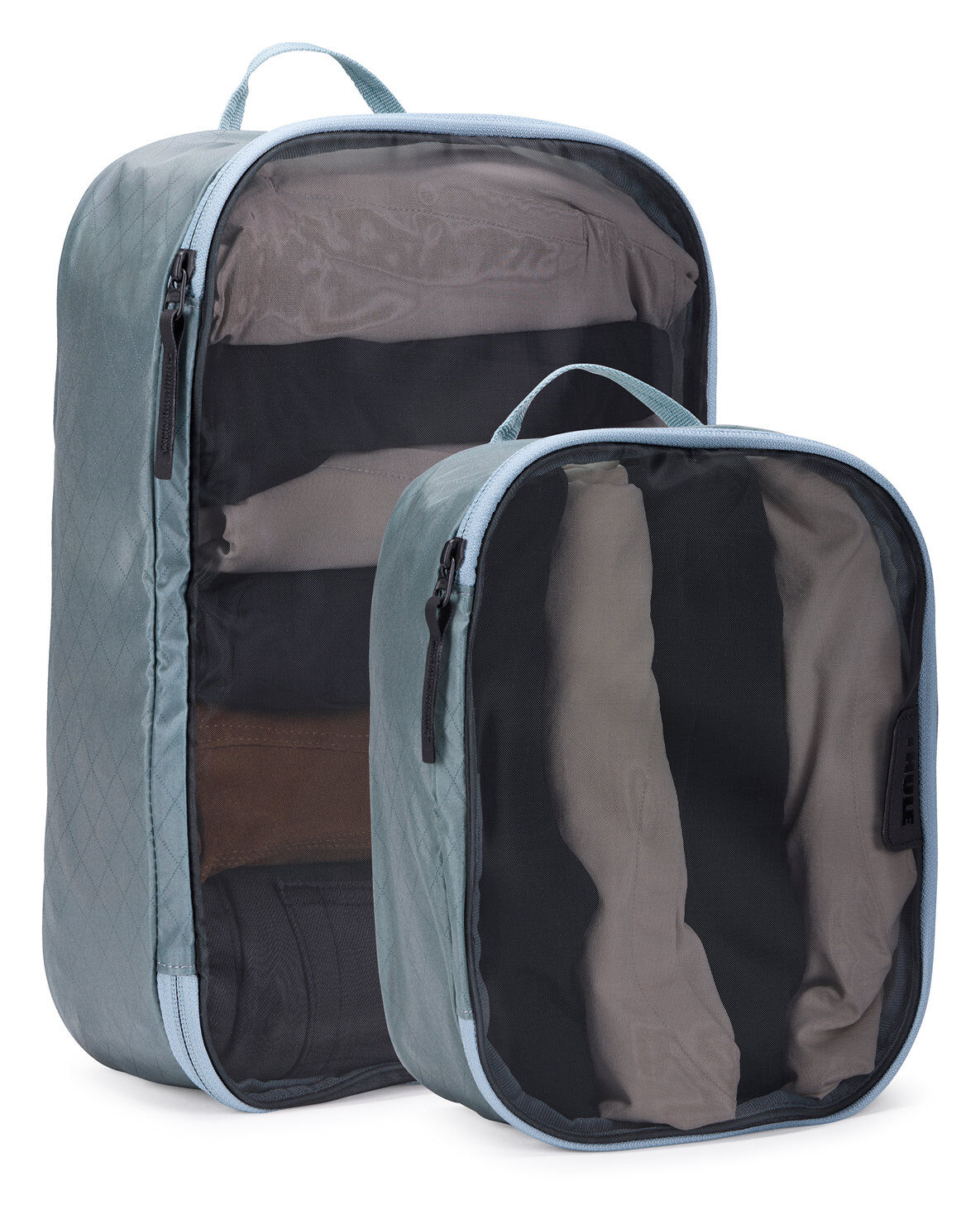 THULE Packing Cube Set: Small + Medium Pond Gray