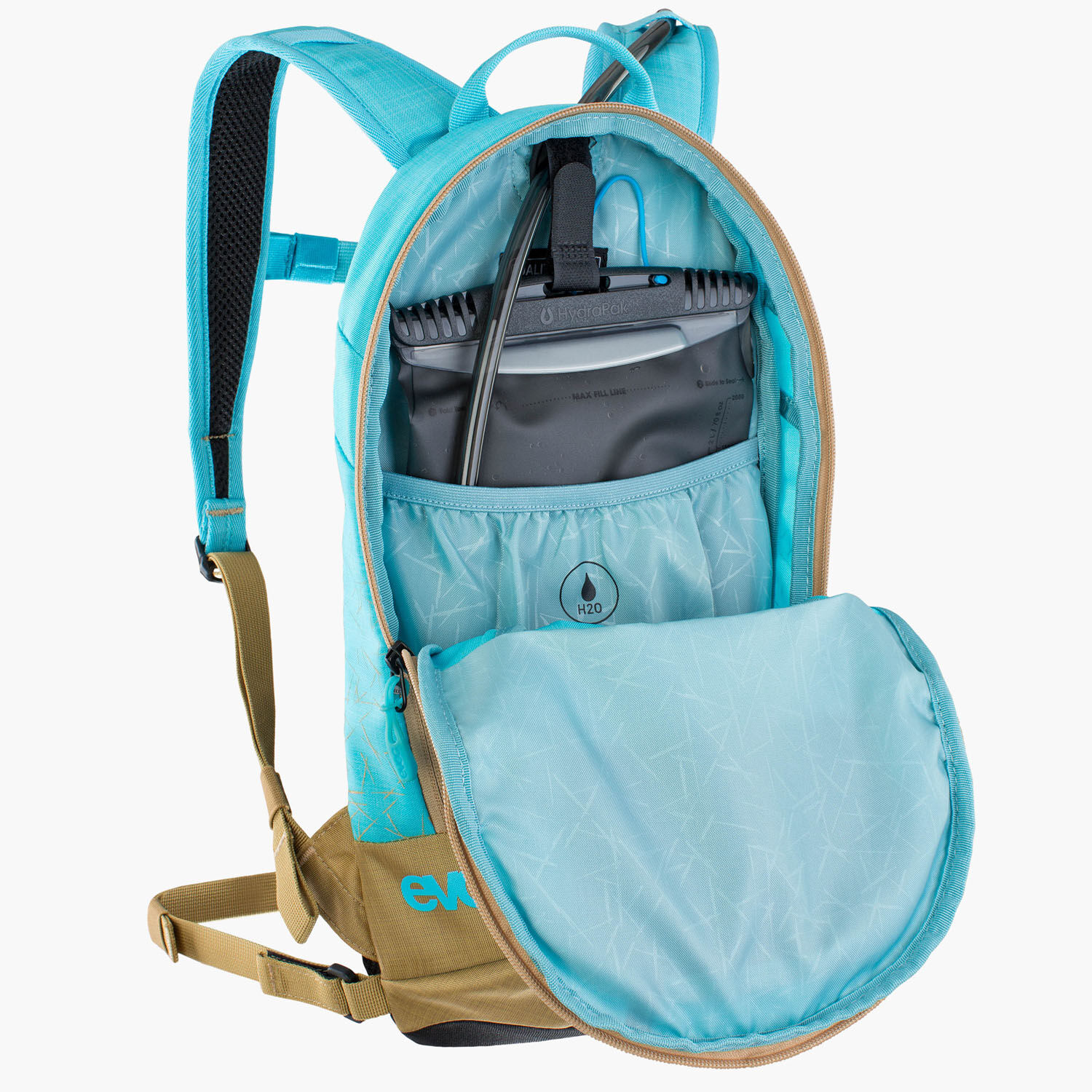 evoc JOYRIDE 4 Performance-Rucksack für Kids Neon Blue - Gold evoc JOYRIDE 4 Performance-Rucksack für Kids Neon Blue - Gold