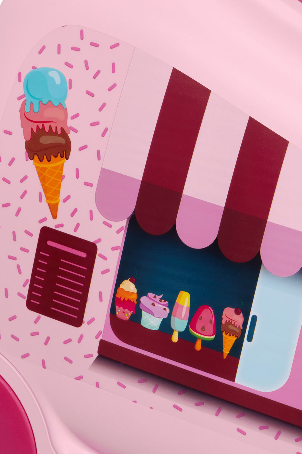 Samsonite Dream2go Ride-On Suitcase mit  4 Rollen Ice Cream Van