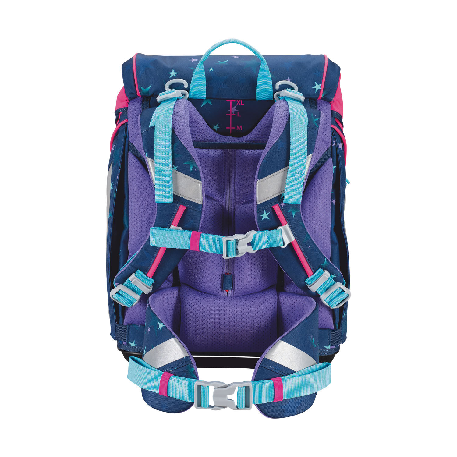 Scout Alpha Schulranzen-Set 4-teilig DIN Pretty Star