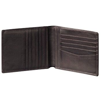 Hama Est. 1923 Amsterdam Leder-Kreditkarten-Geldbörse H31C Rustic Dark Brown Hama Est. 1923 Amsterdam Leder-Kreditkarten-Geldbörse H31C Rustic Dark Brown