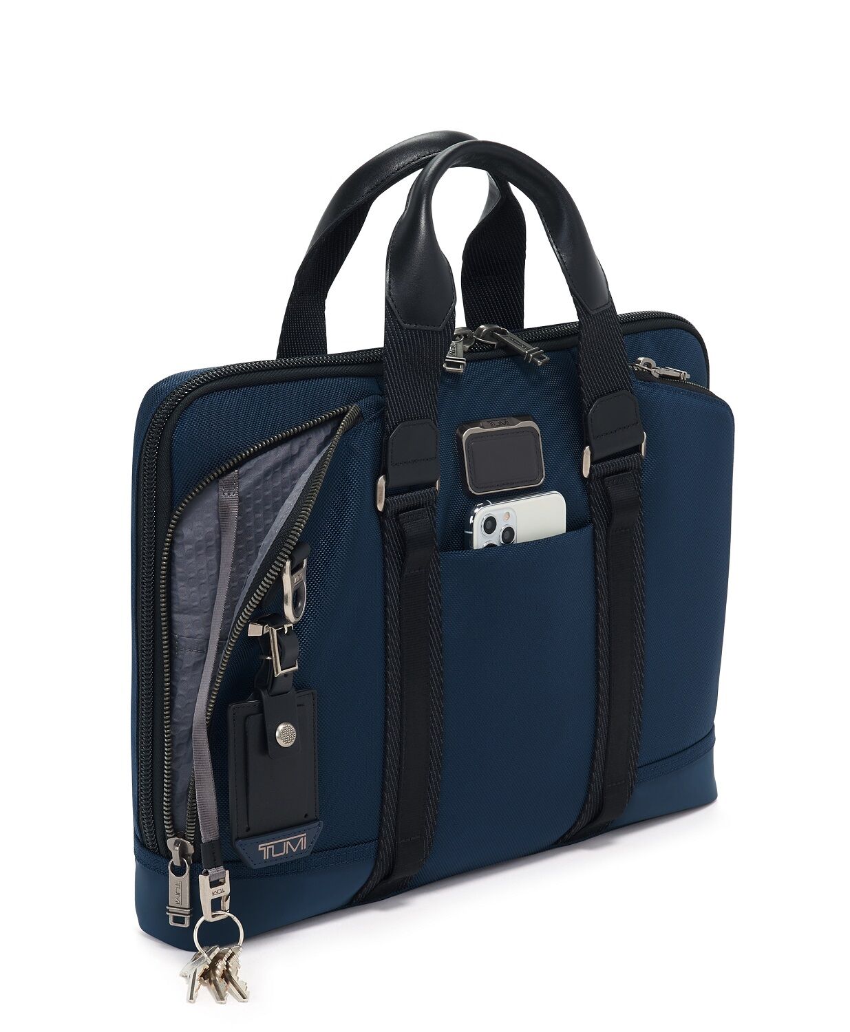 Tumi Alpha Bravo Academy Aktentasche + GRATIS HOTELGUTSCHEIN Navy Tumi Alpha Bravo Academy Aktentasche + GRATIS HOTELGUTSCHEIN Navy