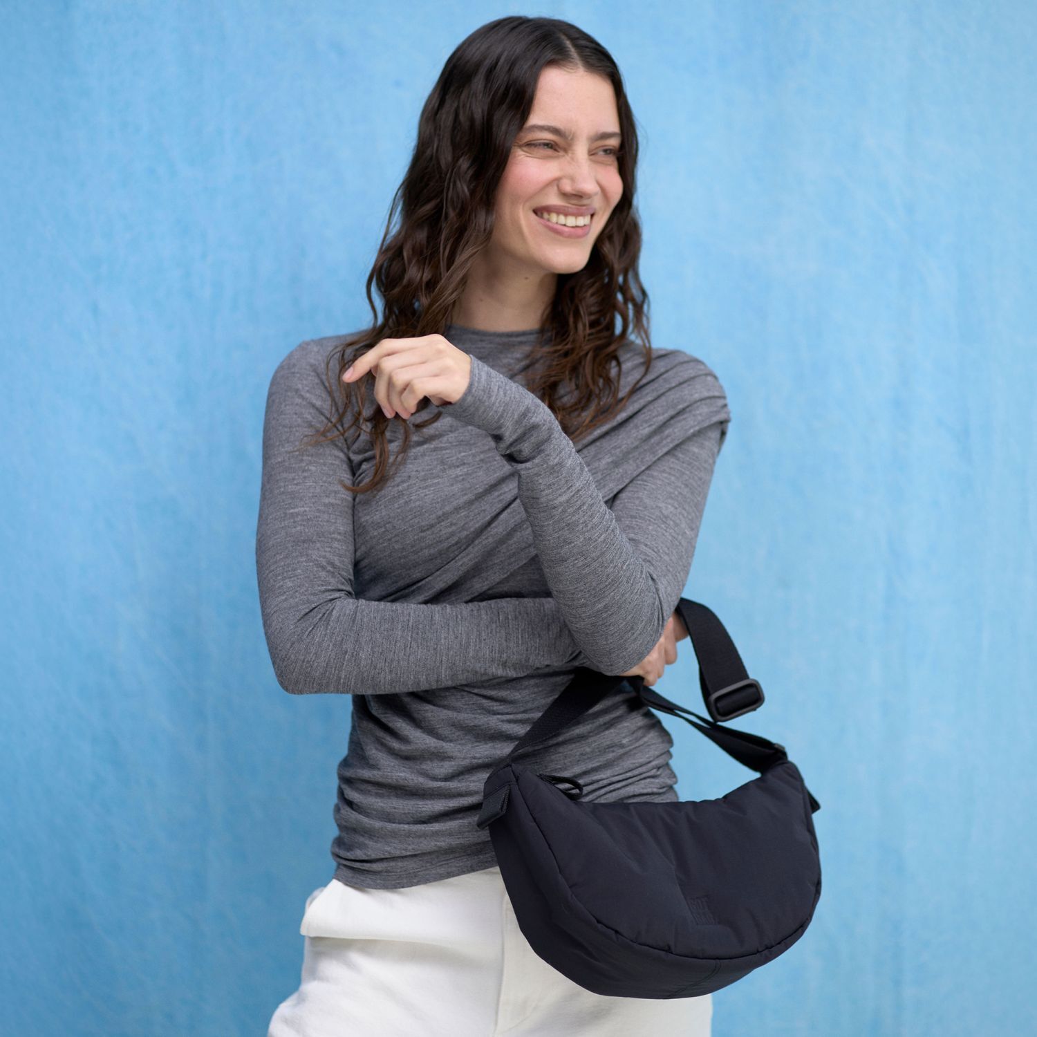 GOT BAG Cloud Moon Bag Small Monochrome black