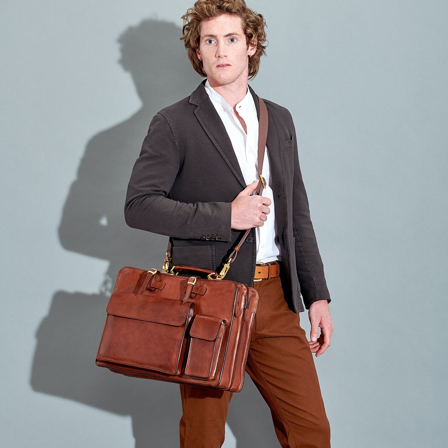 The Bridge Story Uomo Aktentasche 42cm Braun