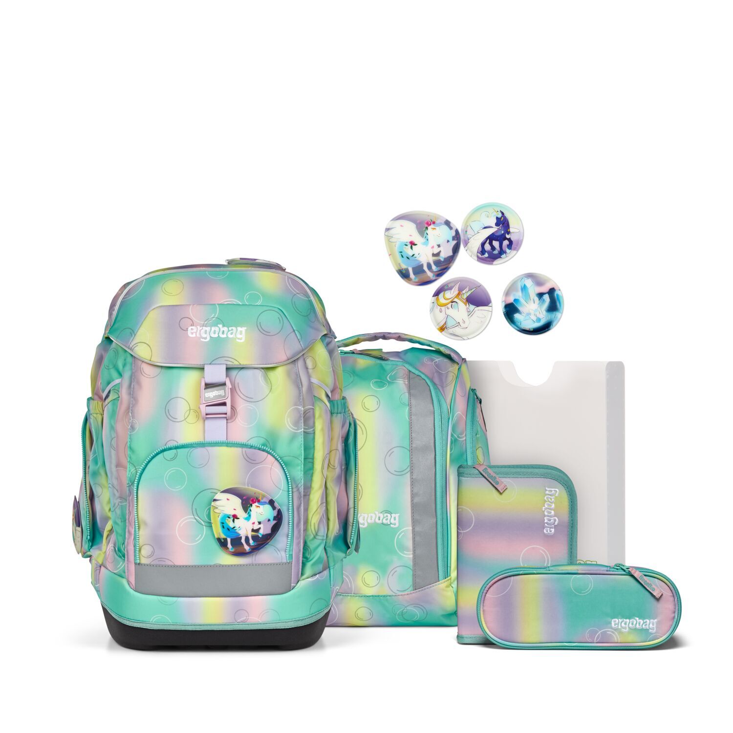 ergobag maxi REFLEX GLOW 6-teiliges Schulrucksack-Set 2025 ergobag maxi REFLEX GLOW 6-teiliges Schulrucksack-Set 2025