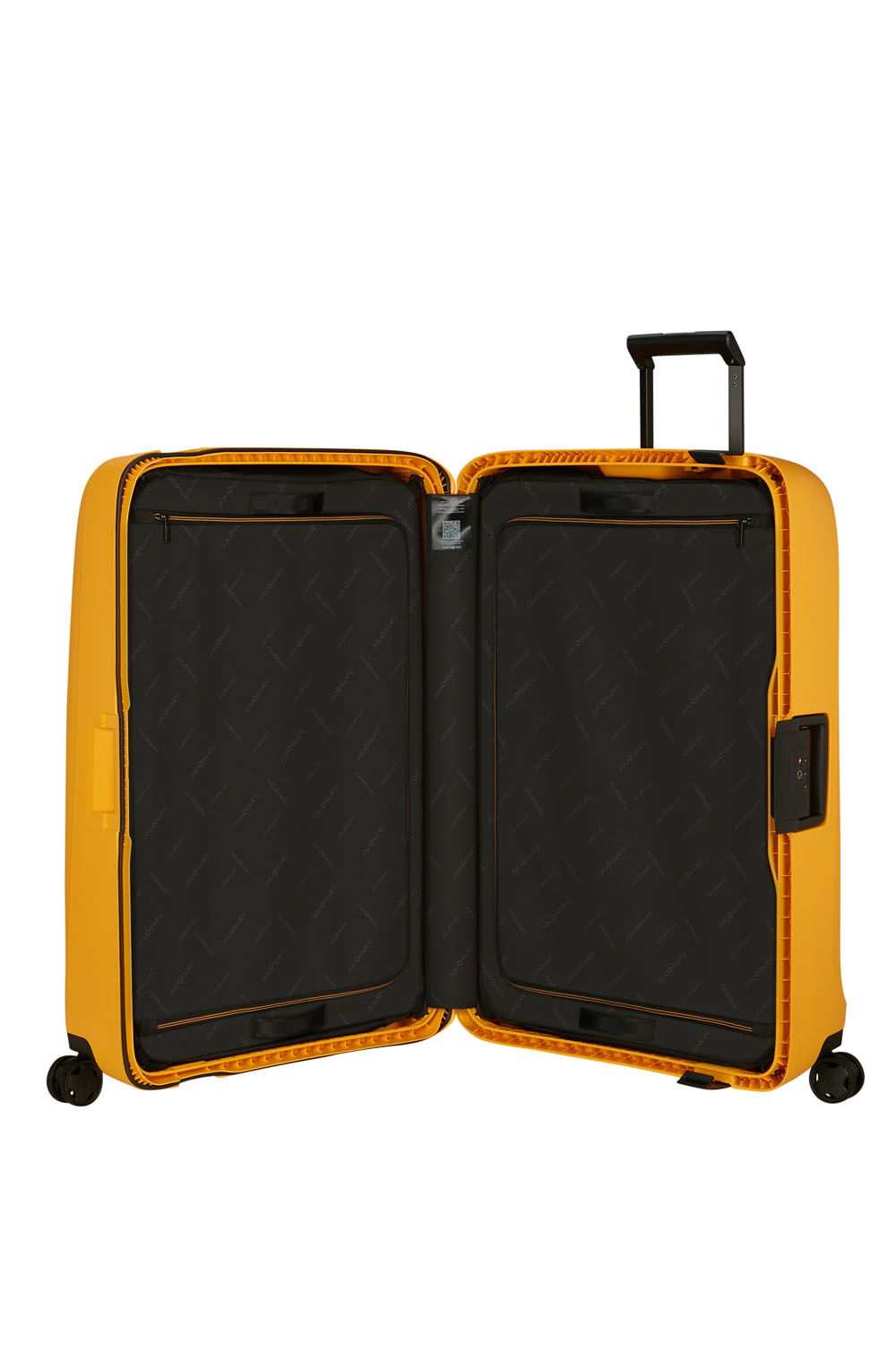 Samsonite Essens Trolley mit 4 Rollen 81cm + GRATIS HOTELGUTSCHEIN Radiant Yellow