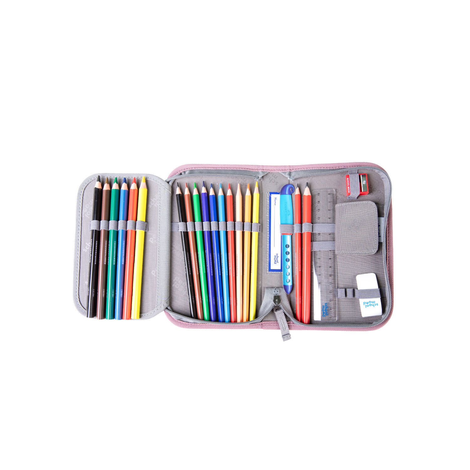 School-Mood Timeless Pro Ocean Collection, 6-tlg. Schulranzenset Axolotl