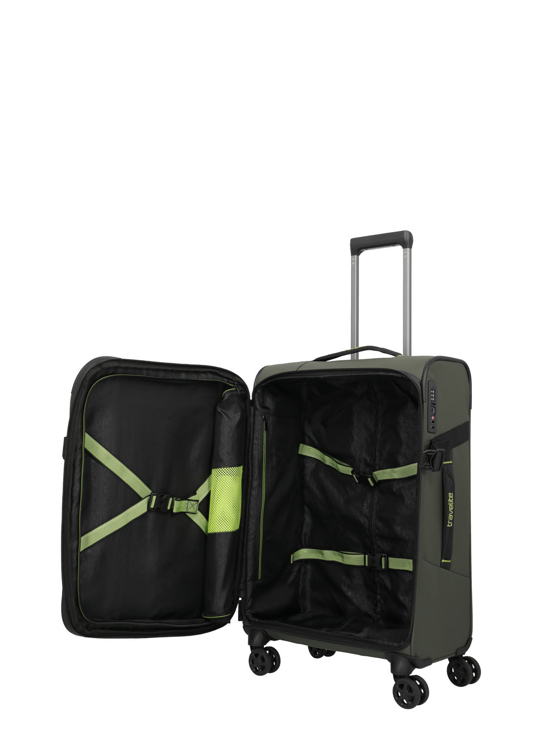 Travelite BRIIZE Trolley M 4-Rollen Khaki