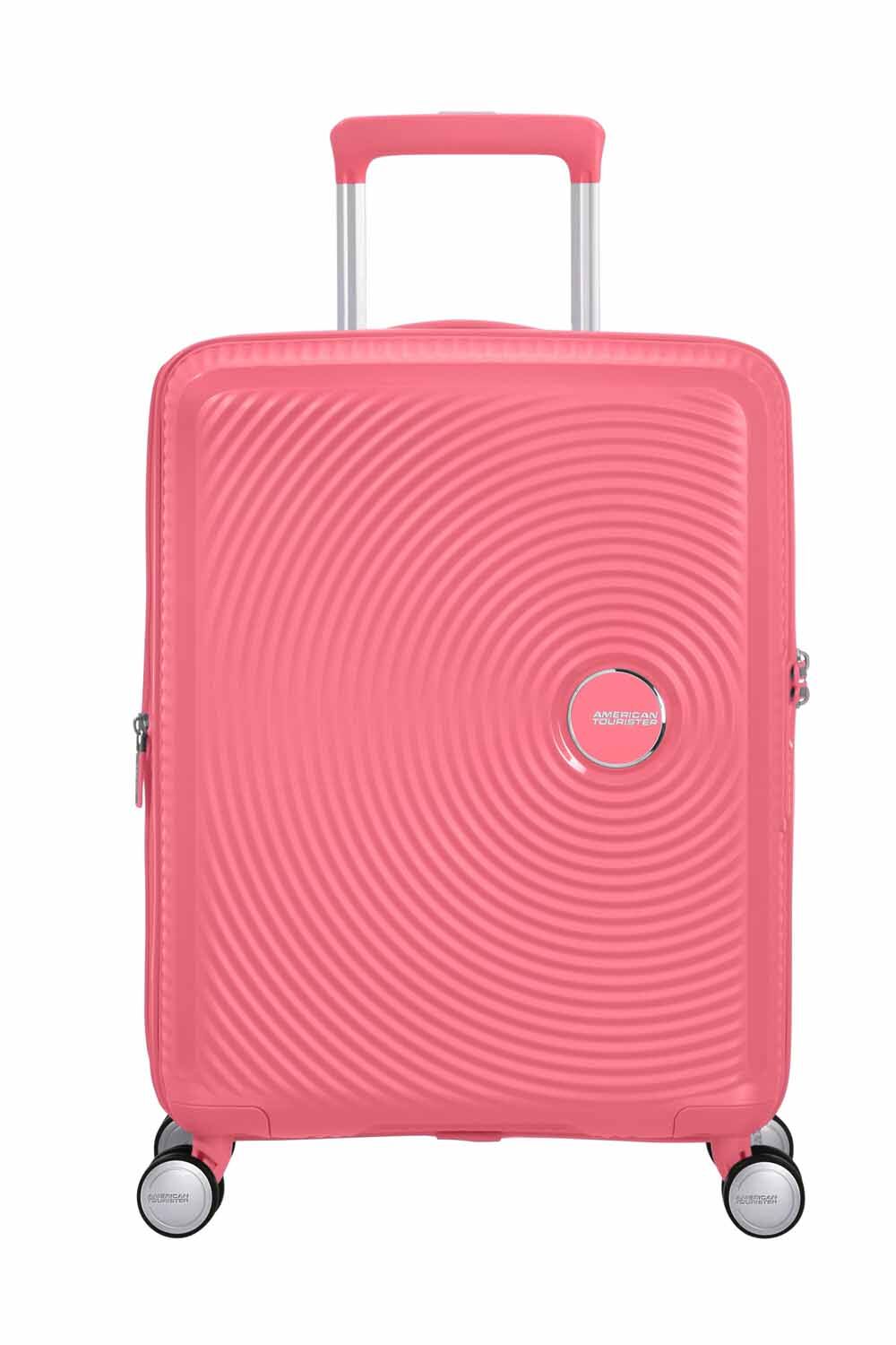 American Tourister Soundbox Trolley S 4R 55cm, erweiterbar Sun Kissed Coral
