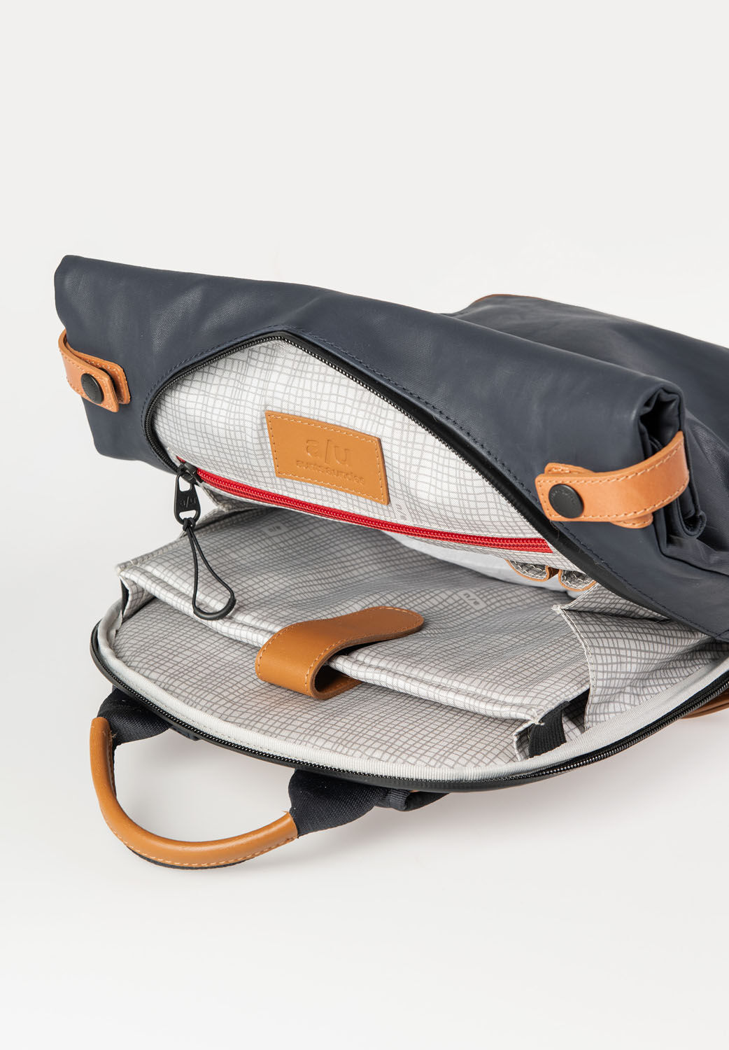 aunts & uncles Japan Wakayama Rolltop Rucksack mit 13" Notebookfach night blue