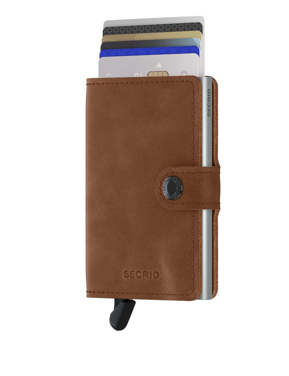 Secrid Miniwallet Vintage MV-Cognac-Silver
