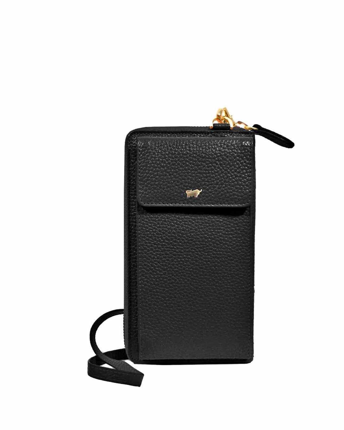 Braun Büffel ASTI RFID RV-Geldbörse mit Handyfach schwarz