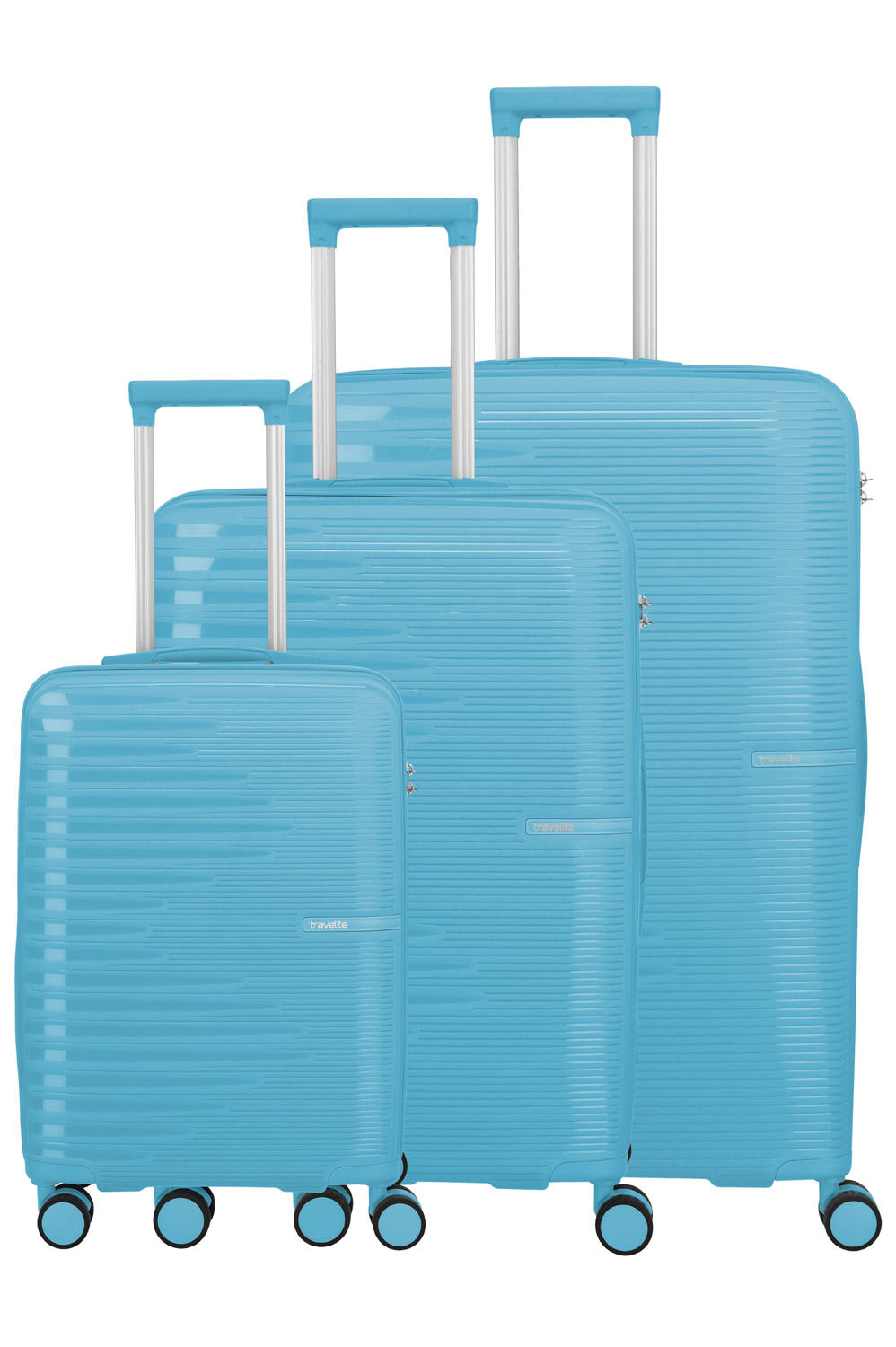 Travelite PACIFIC Trolley 4w L/M/S, Light Blue