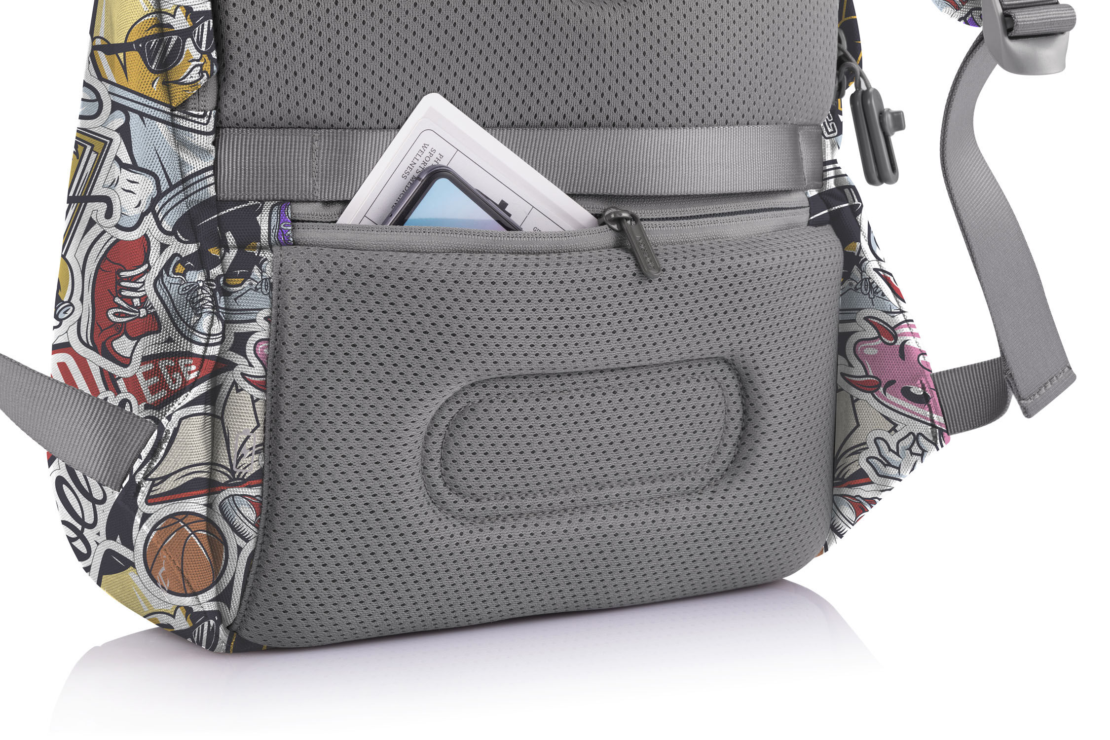 XD Design Bobby Soft Art Anti-Diebstahl Rucksack 15,6" Grafitti XD Design Bobby Soft Art Anti-Diebstahl Rucksack 15,6" Grafitti